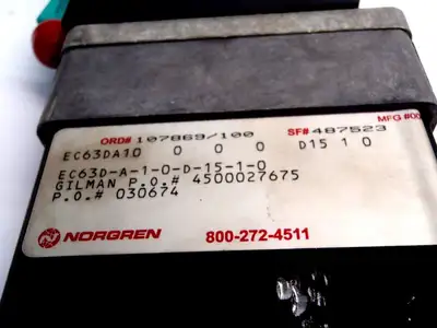 Used Norgren/ Pepperl + Fuchs Pneumatic Power Clamp/ Inductive Sensor Pneumatic Cylinders Michigan US | Maverick Industrial Sales #1396404