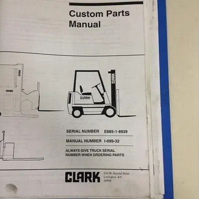USED CLARK EQUIPMENT I-099-32