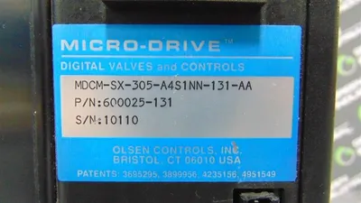 Olsen Controls MDCM-SX-305-A4S1NN-131-AA Micro-Drive 600025-131 Used