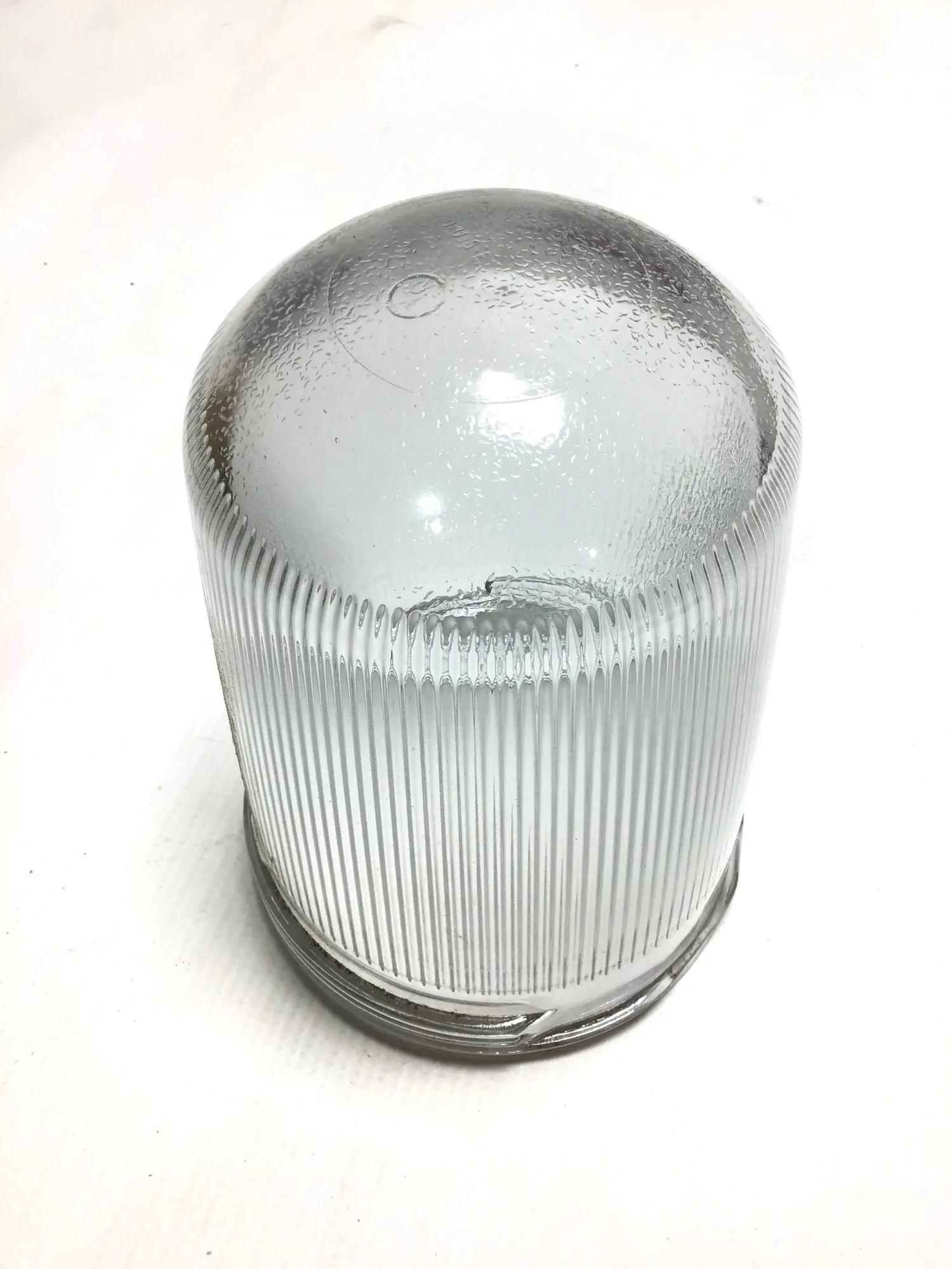 Crouse-Hinds G24 Clear Glass Globe Light Fixture Heat