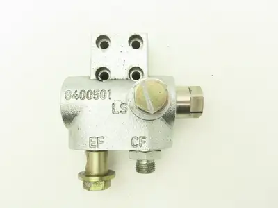 Linde 0009443041 Electric Forklift Flow Control Valve Removed From E20C