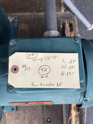 Baldor Reliance 2 Hp 3Phase Fan/Blower Motor SXT