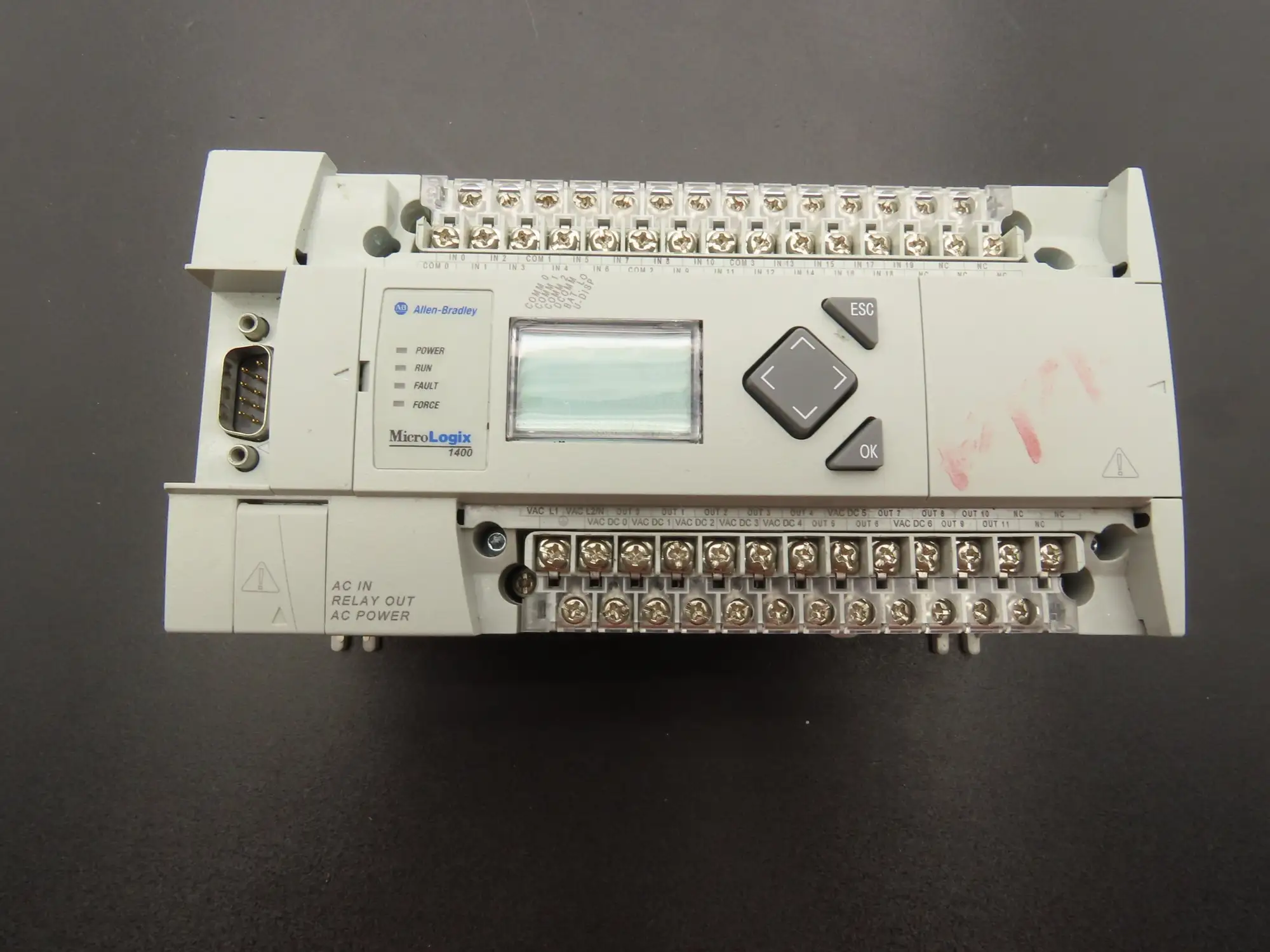 Allen Bradley 1766-L32AWA MicroLogix 1400 Controller Module 32Pt Ser C FW 21.007