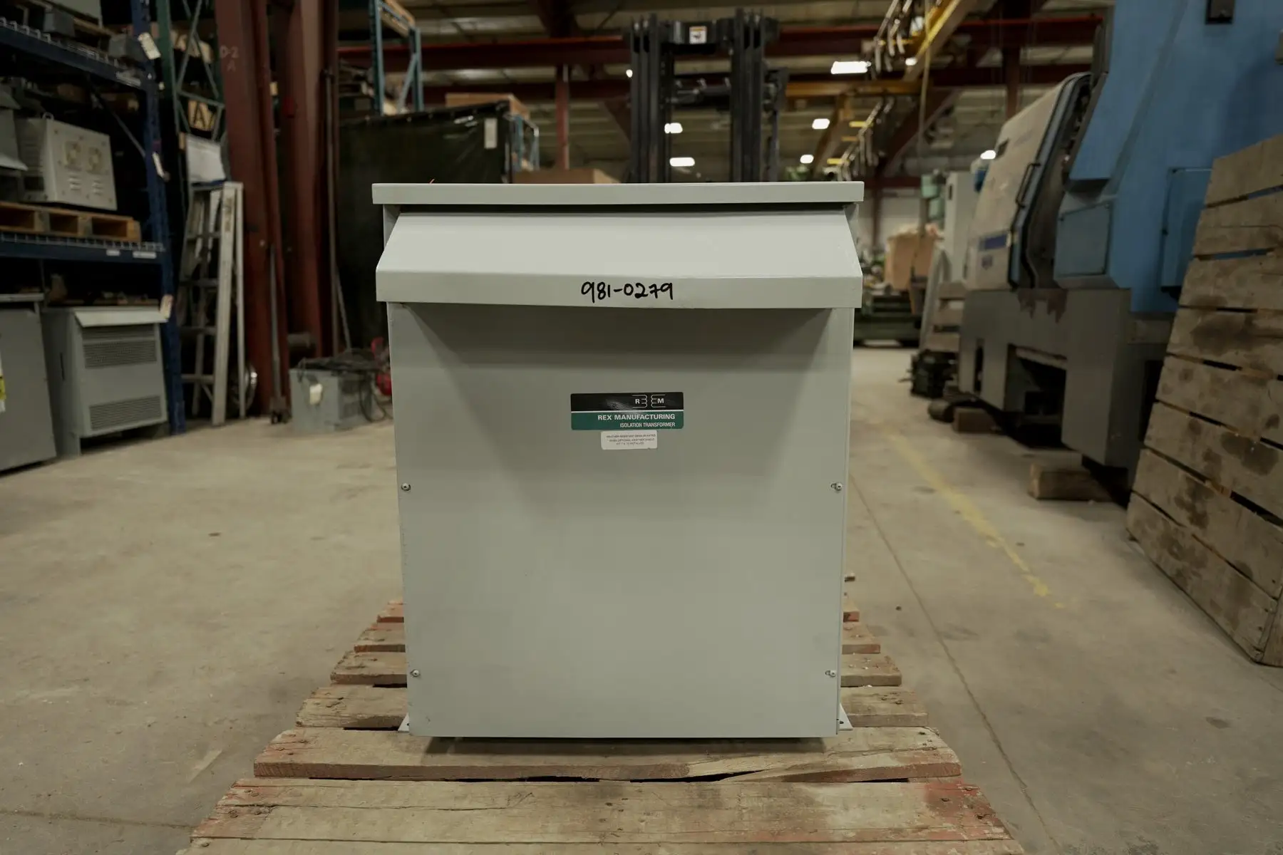 75 KVA 600D to 208Y/120V Isolation Transformer