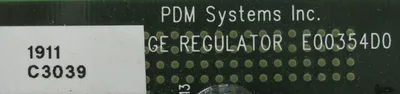 USED PDM SYSTEMS E00354D0 VOLTAGE REGULATOR BOARD