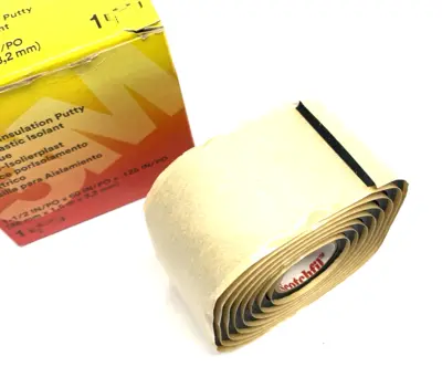 New | in-Stock 3M Electrical Insulation Putty, 1-1/2 in x 60 in, Black Electrical Fittings Michigan US | Maverick Industrial Sales #1502520