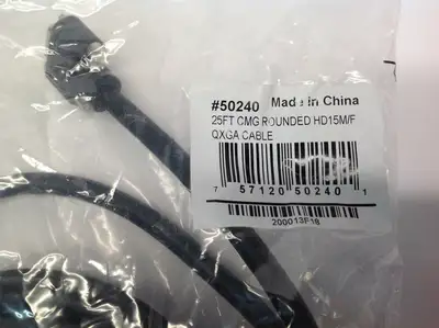 New | in-Stock C2G 25 FT CMG Rounded HD15M/F QXGA Cable Misc Electrical & Power Parts Michigan US | Maverick Industrial Sales #1401738