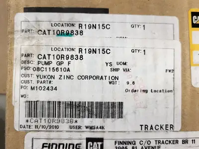 USED CATERPILLAR 10R-9838