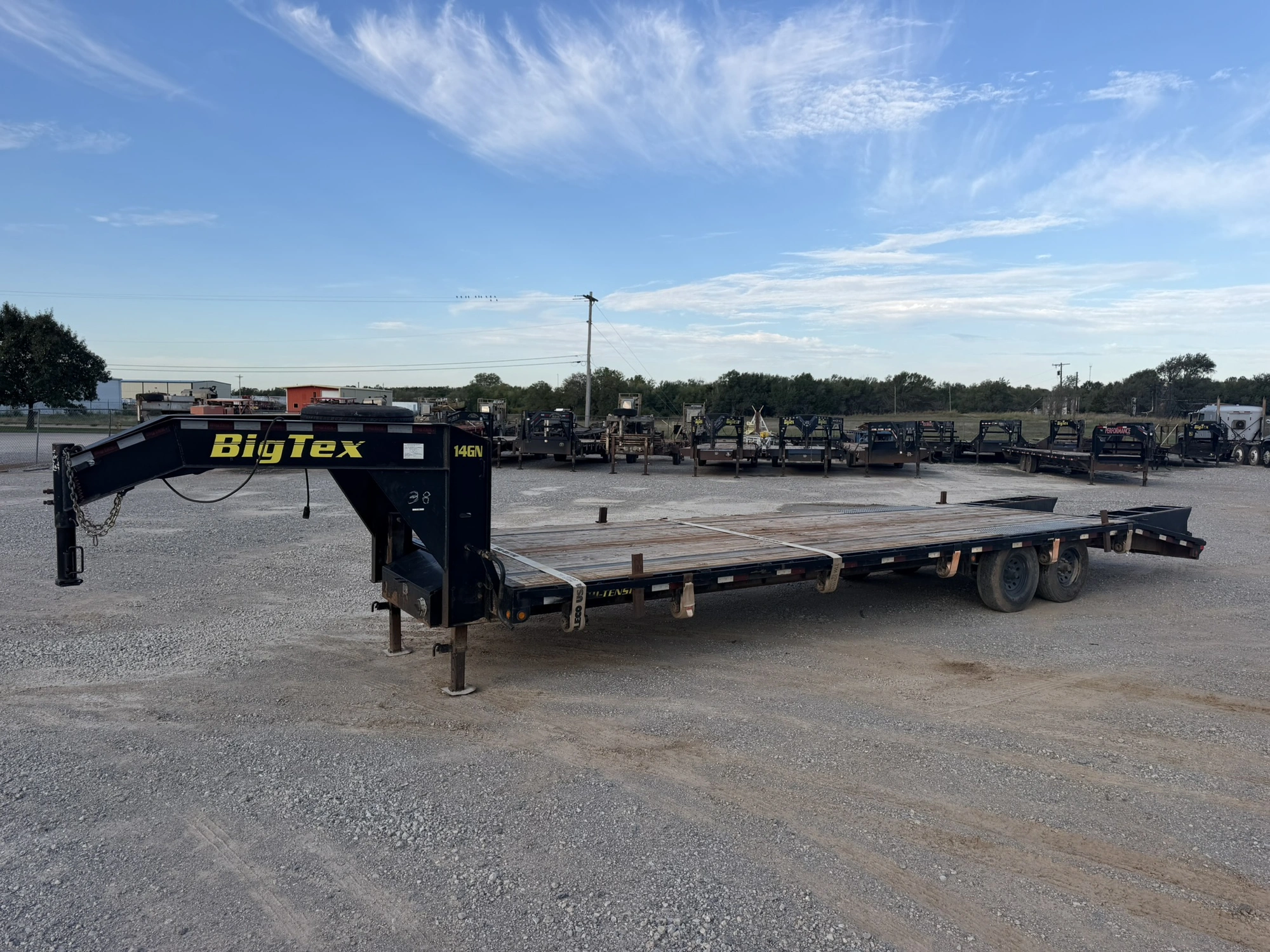 Used 2019 BIG TEX 14GN-25BK + 5 Flatbed Trailers Oklahoma US | Miedema Asset Management Group #1709315