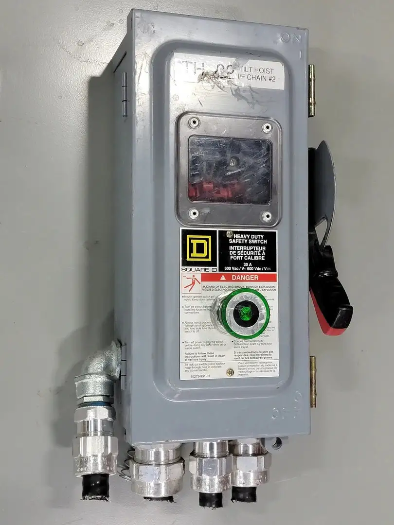 USED SQUARE D CHU361AWK