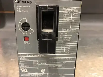 USED SIEMENS ED63A002
