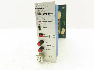 Rexroth VT5011S42R1 Proportional Amplifier Card VT5011 W/ Base VT3002