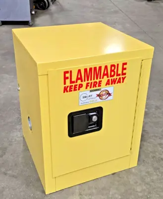 SECUREALL Flammable Liquids Safety Storage Cabinet OSHA Approved 17 x 17 x 22