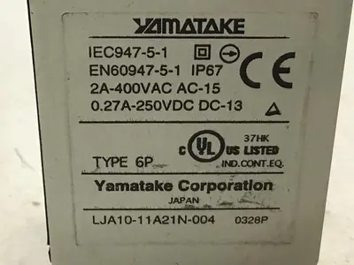 USED YAMATAKE LJA10-11A21N-003