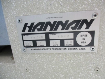 Used HANNAN 320-C Wrapping Machines California US | TNT Industrial #1321839