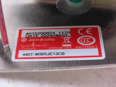 Allen Bradley 440T-MSRUE13CB Guardmaster Trapped Key Interlock Solenoid Release