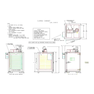 NEW BENKO PRODUCTS, INC. SSE9 CURING CABINET