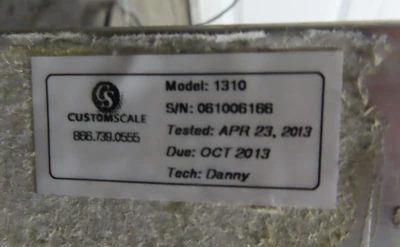 Avery Weigh-Tronix Scale, 5' x 5'