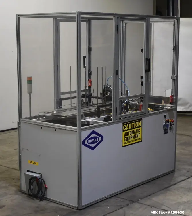 Used BIVANS 54L Cartoners Vertical - Semi Auto Manual Load Illinois US | Aaron Equipment #87039