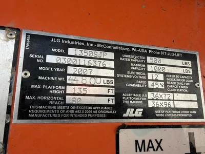 Used 2022 JLG 1350SJP BOOM LIFT Telescopic Boom Lifts Minnesota US | Carco Truck & Equipment #1513849
