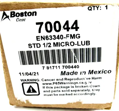 NEW BOSTON GEAR EN63340-FMG REGULATOR STD 1/2 MICRO-LUB EN63340FMG