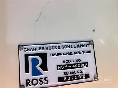 Used ROSS HSM-400DLA Homogenizers | Star Industries #1254089