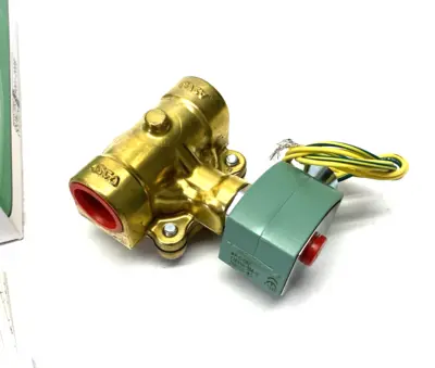 USED ASCO RED HAT RED HAT 2-WAY 2-POSITION NORMALLY CLOSED SOLENOID VALVE
