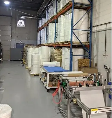USED BFE PP MELTBLOWN FABRIC MAKING LINE