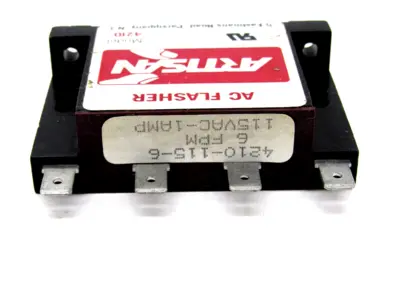 NEW ARTISAN 4210-115-66FPM AC FLASHER 115VAC 1AMP 421011566FPM