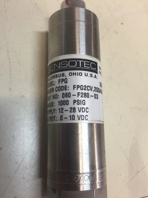 Sensotec FPG 060-F280-03 1000psig 12-28vdc 0-10vdc Warranty Fast Shipping