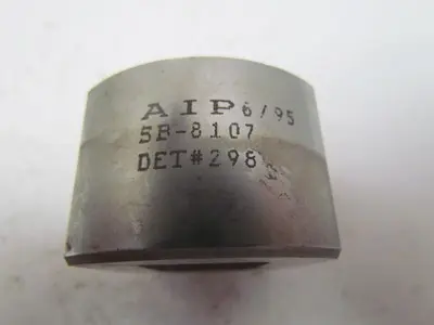 AIP SB8107 DET #298 Oblong Press Fit dies w/ Flats Lot of 2