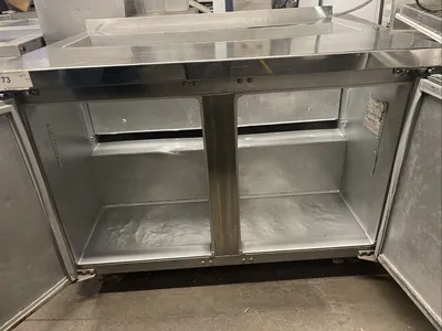 174-0094 Continental SW48 48” Self Contained Pan Rail Prep Table Cooler
