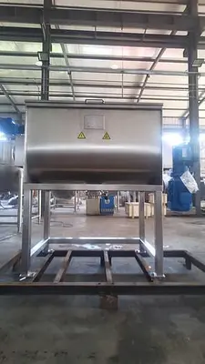 New 15 Cubic Foot Stainless Steel Ribbon Mixer, 5 HP #4679790