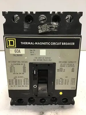 USED SQUARE D FAL36060 / SWITCH