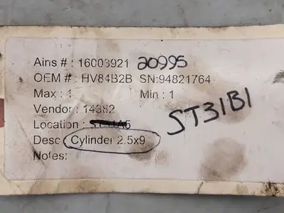Used PARKER HV84B2B Parts (Hydraulics and Pneumatics) British Columbia CA | Lenmark #264888
