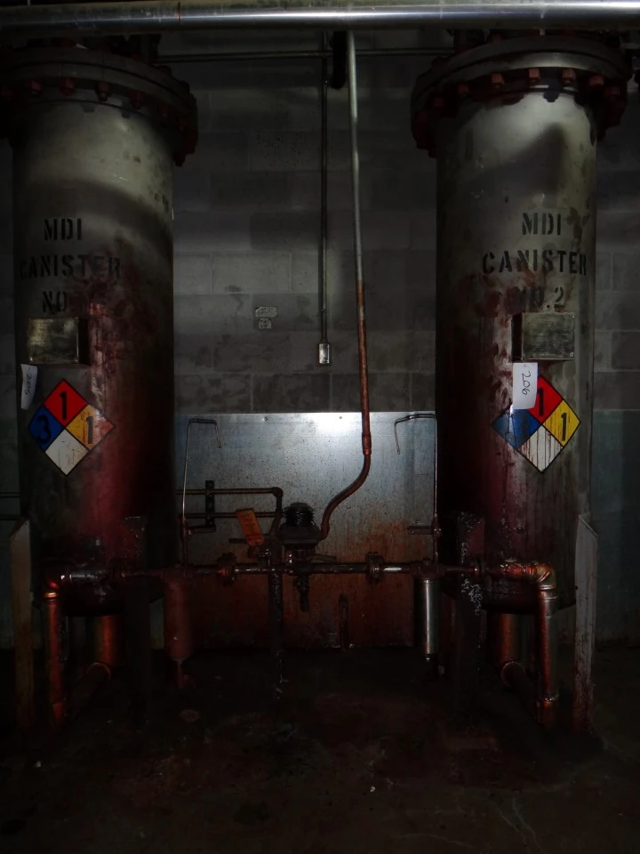 150 Gallon Stainless Steel Canisters
