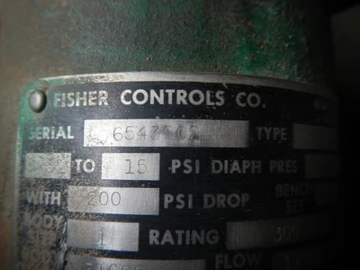 Fisher 1" 300 Class 316 Stainless Steel Control Valve
