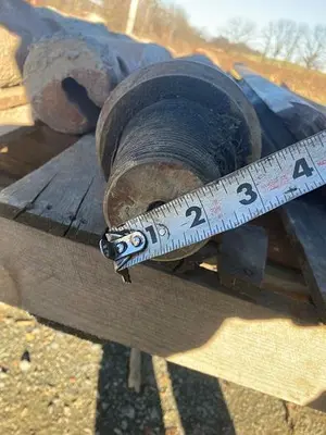 Used AFTERMARKET 6” X 60” CABLE TOOL DRILLING CHISEL BIT Construction Equipment Parts Pennsylvania US | East West Machinery & Drilling #1417269