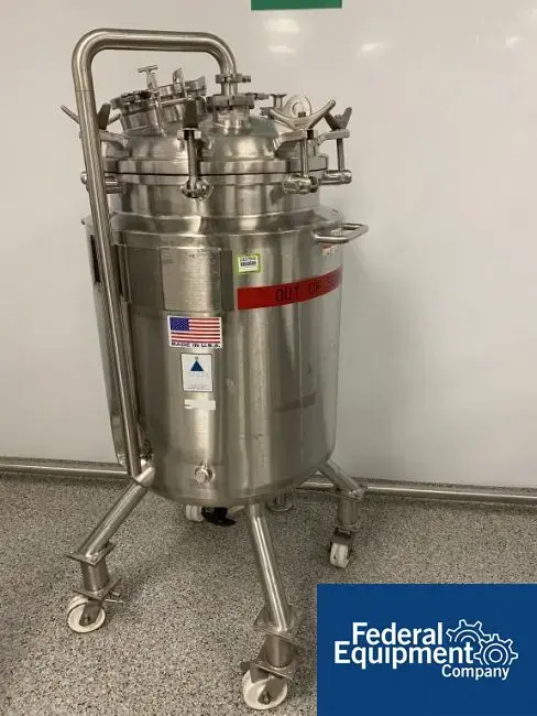 Used Precision 200 Liter Precision Stainless Jacketed Reveiver Tank, S/S Tanks Ohio US | Federal Equipment Company 5 #141516