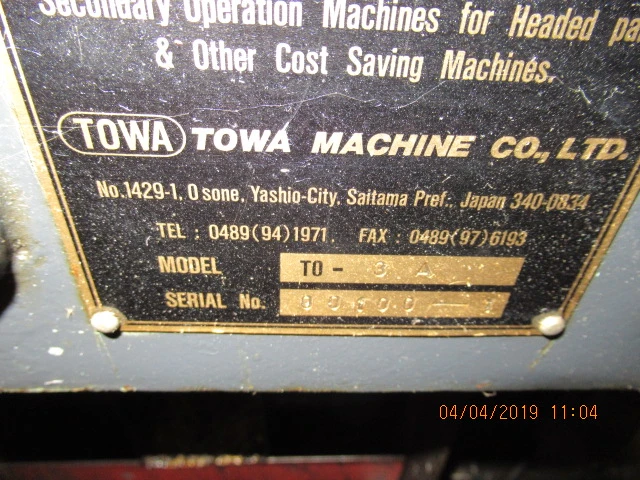 Used TOWA TO-3A Gear Shavers Connecticut US | HARITON MACHINERY COMPANY #468315