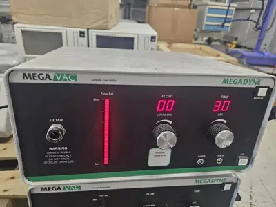 Used Megadyne MEGAPOWER Megadyne ESU Mega Vac Smoke Evacuator FULL LOT Electrosurgical / Cautery Texas US | PT Medical Technologies #1458964