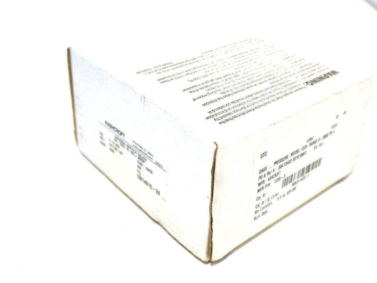NEW ASHCROFT 45-1220-S-04L-3000 DURAGAUGE 451220S04L3000