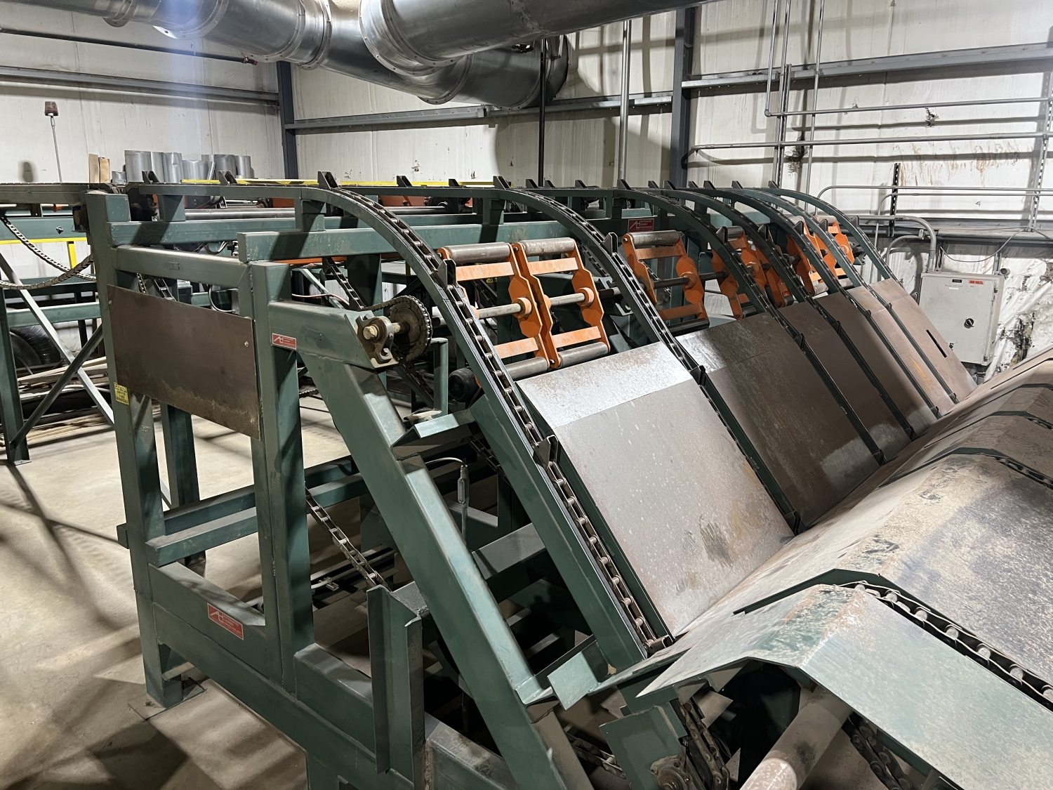 Automated Lumber Handling 6 Chain Unscrambler