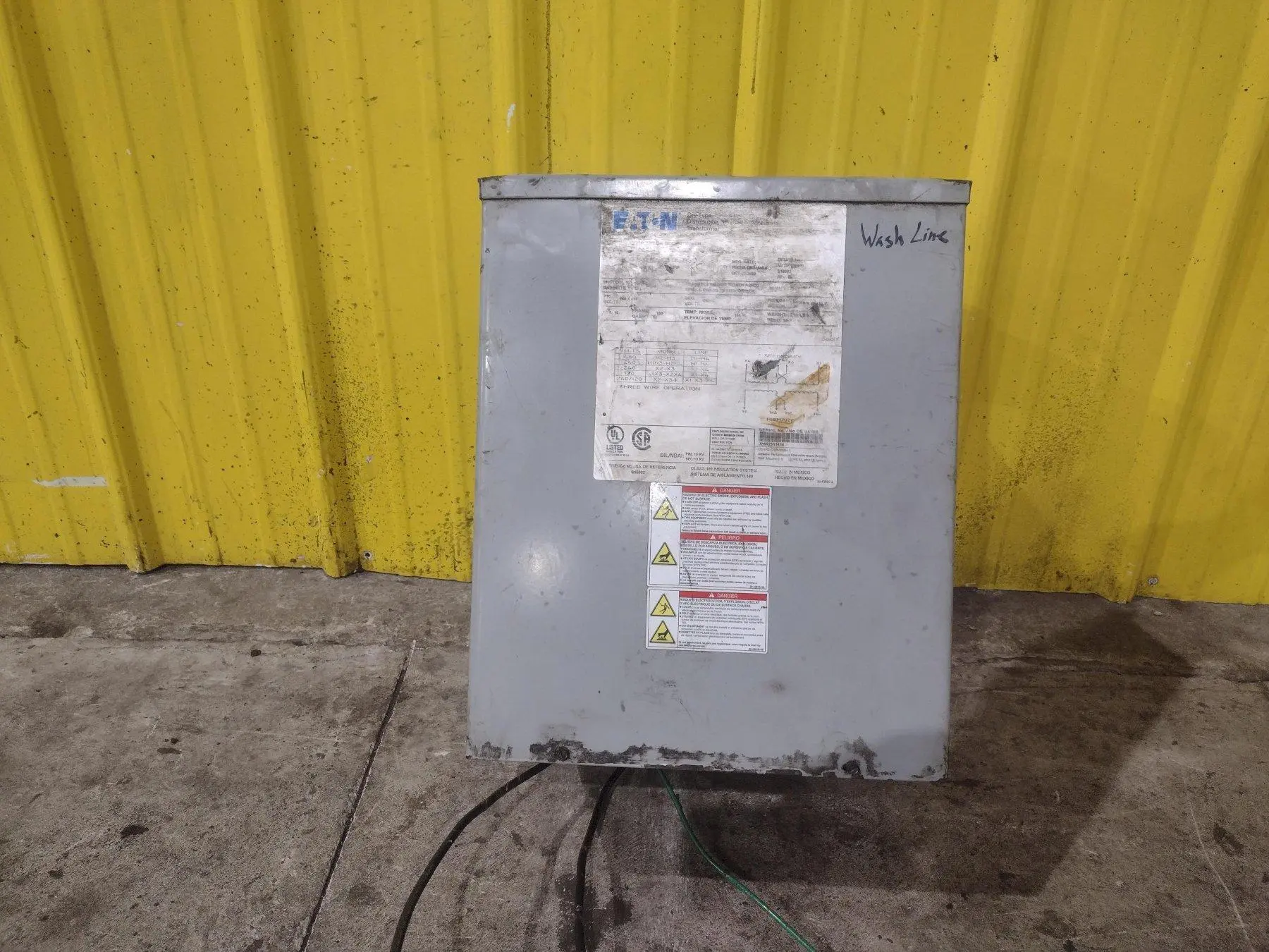 15 KVA EATON 240X480 SINGLE PHASE ELECTRICAL TRANSFORMER: YOBRO 24937