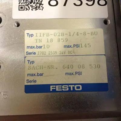USED FESTO IIFB-02B-1/4-8-BU