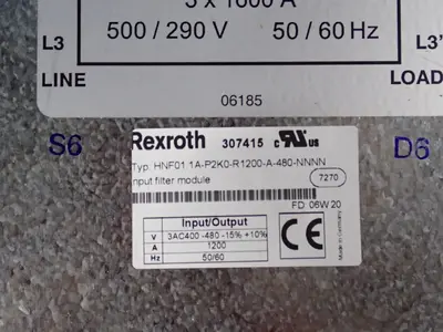 Used REXROTH HNF01.1AP2K0R1200A480NNNN Miscellaneous MRO Ohio US | HGR 24 #792081