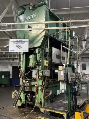 1974 MINSTER 500 TON SSDC Straight Side, Double Crank (Single Action) Presses | Timco, Inc. (1)