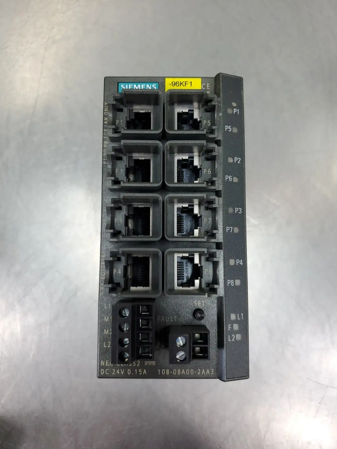 USED Siemens 6GK5108-0BA00-2AA3 SCALANCE X108 Ethernet Switch Module