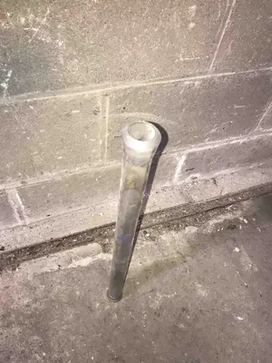 25mm Dia QVF Pipe Section; PS 1/570