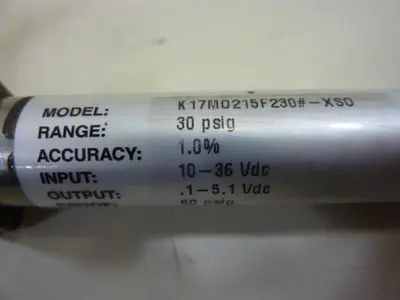 USED ASHCROFT K17M0215F230#-XS0